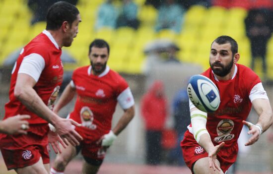 Rugby. European Nations Cup. Match Russia - Georgia