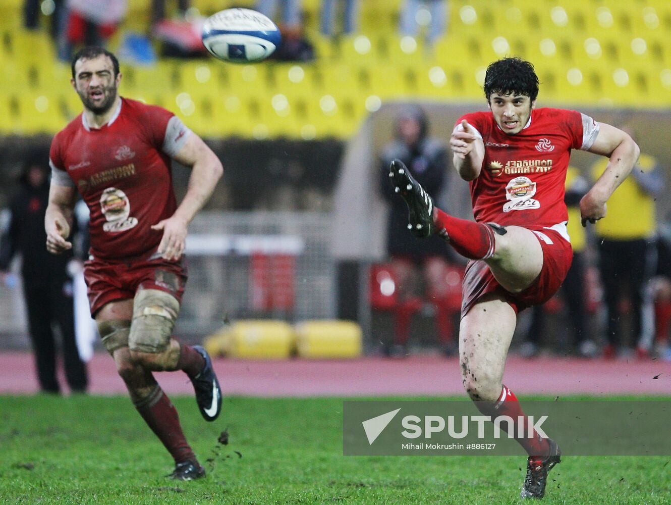 Rugby. European Nations Cup. Match Russia - Georgia