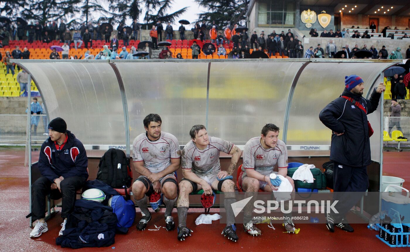 Rugby. European Nations Cup. Match Russia - Georgia