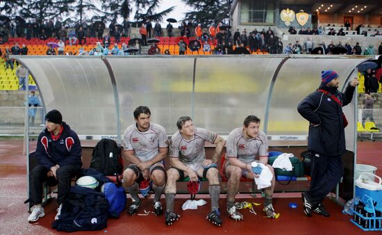 Rugby. European Nations Cup. Match Russia - Georgia