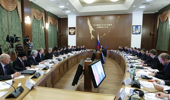 Working visit of Vladimir Putin to Yuzhno-Sakhalinsk