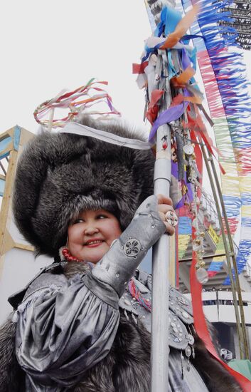 Khakas ceremonial festival Chyl Pazy, Abakan