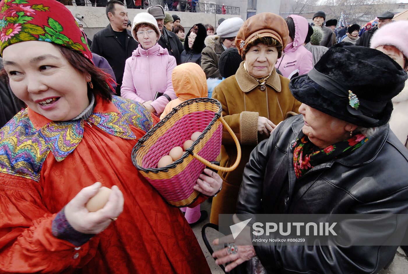 Khakass ritual fête Chyl Pazy in Abakan