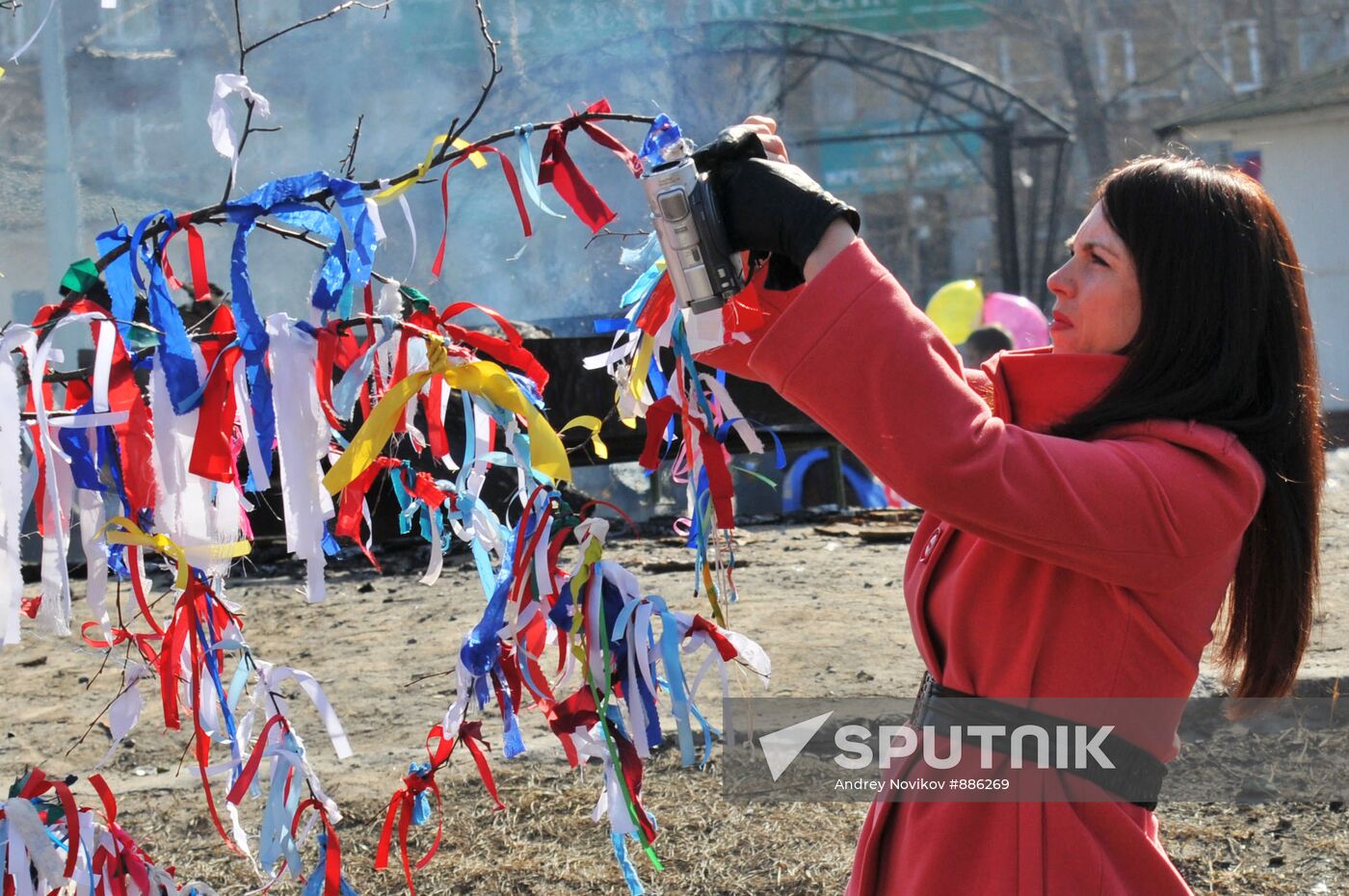 Khakassky ceremonial feast of Chyl Paz in Abakan