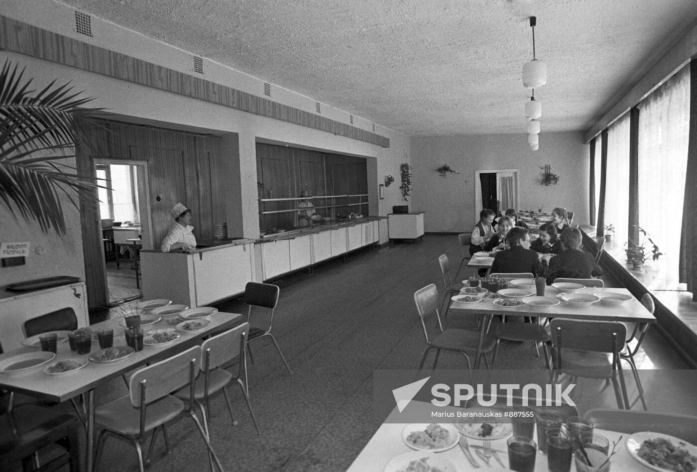 The canteen of the Pirmin state farm