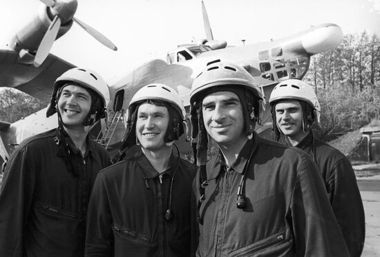 The crew of a flying boat