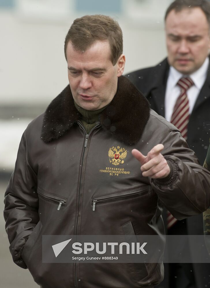 Dmitry Medvedev visits Zubr OMON police division