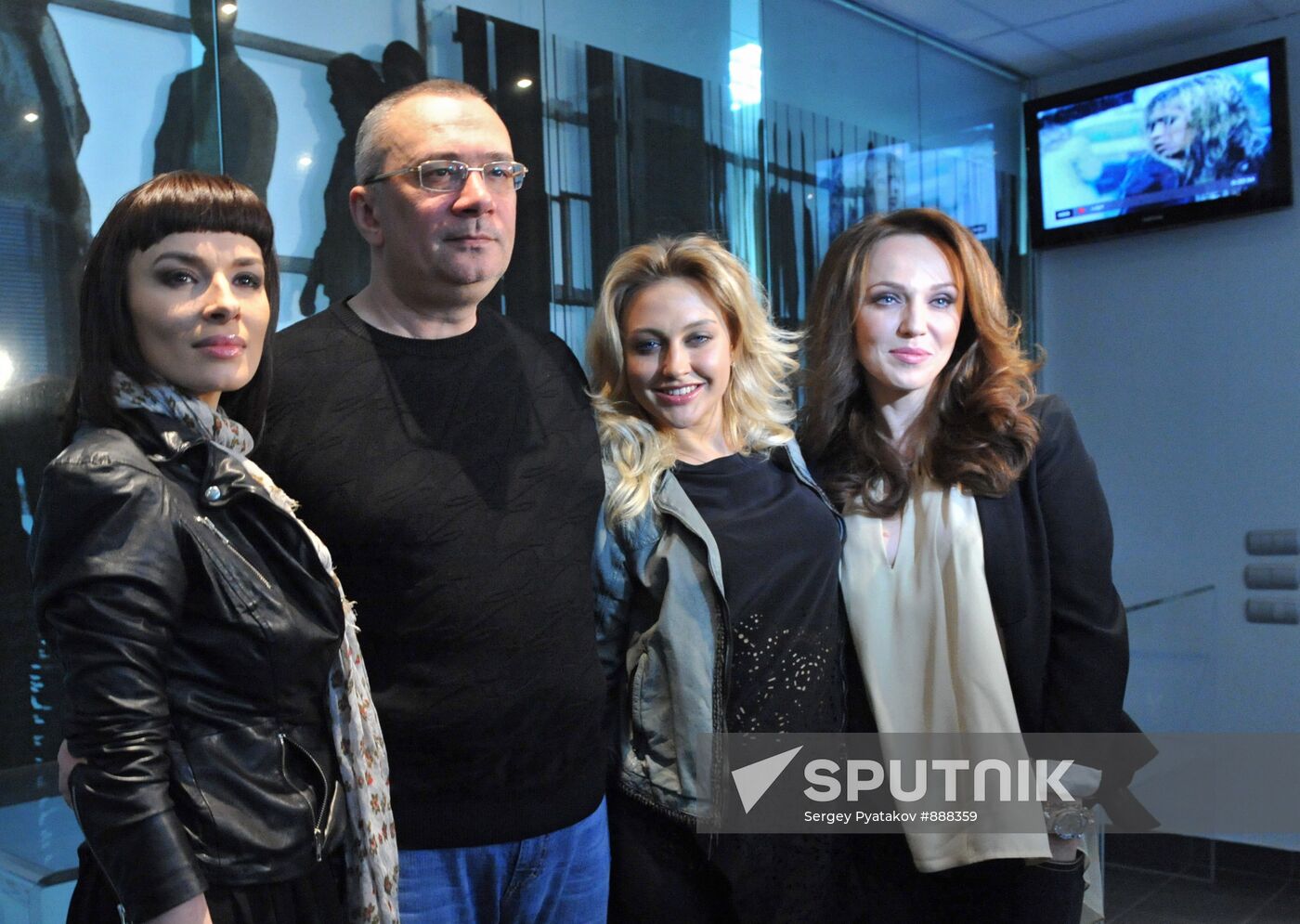 Konstantin Meladze and VIA Gra band members