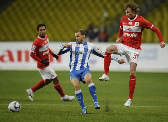 Football. RFPL match "Spartak"(Moscow) - Volga