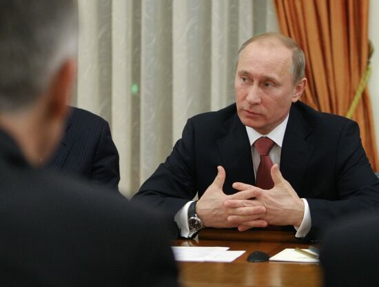 Vladimir Putin meets with BASF group leadership