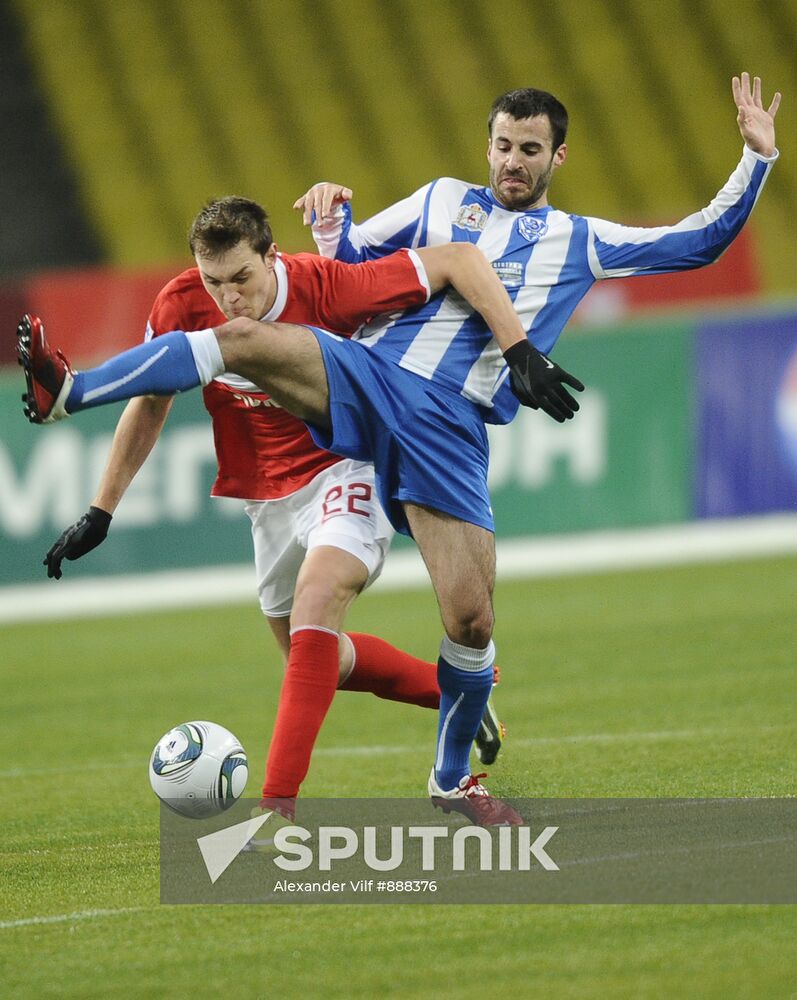 Football. RFPL match "Spartak"(Moscow) - Volga