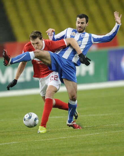 Football. RFPL match "Spartak"(Moscow) - Volga