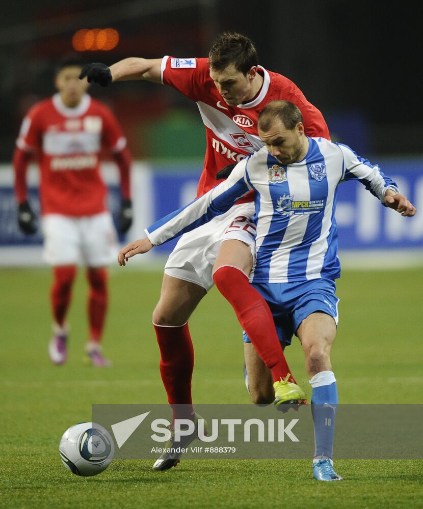 Football. RFPL match "Spartak"(Moscow) - Volga