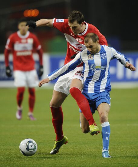 Football. RFPL match "Spartak"(Moscow) - Volga