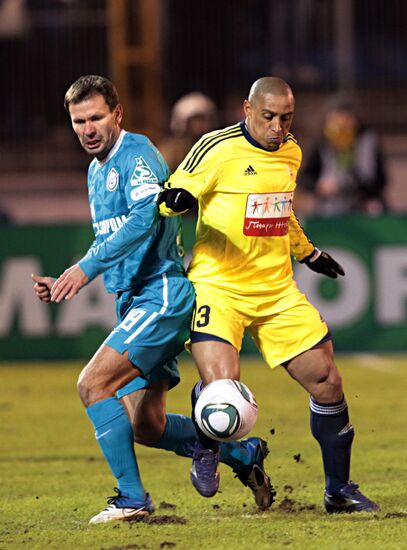 Football. RFPL. Match Zenit - Anji