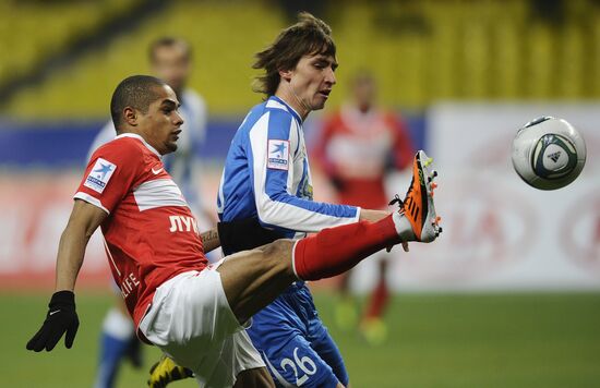 Football. RFPL match "Spartak"(Moscow) - Volga