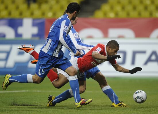 Football. RFPL match "Spartak"(Moscow) - Volga