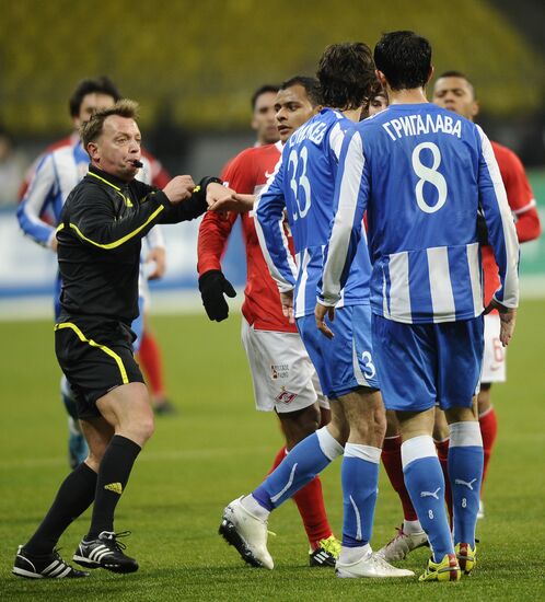 Football. RFPL match "Spartak"(Moscow) - Volga