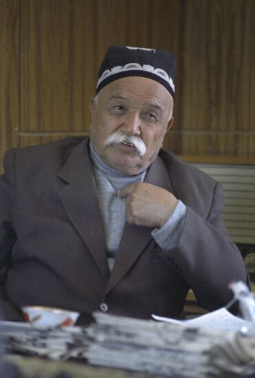 Collective farm chairman Abdugafur Samatov