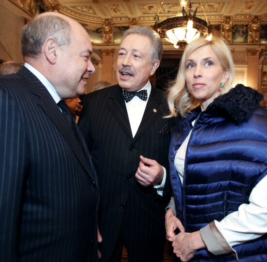 Mikhail Shvydkoi, Svyatoslav Belza and Alyona Sviridova