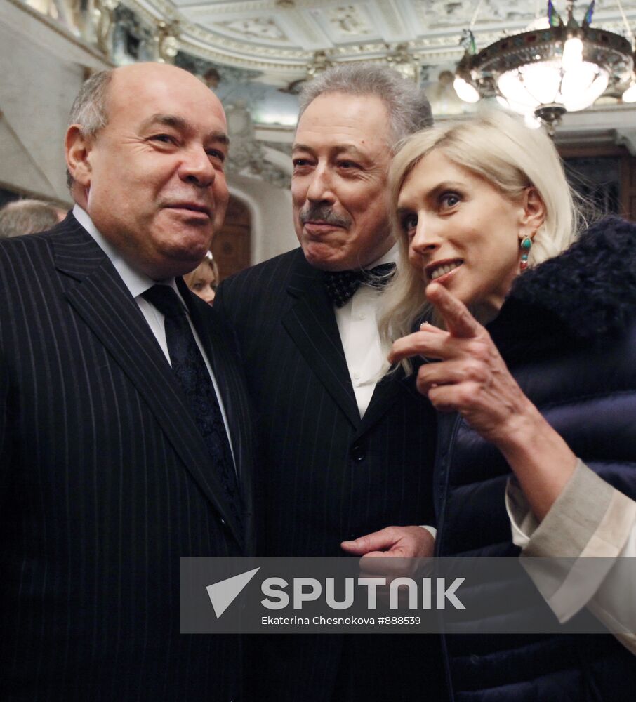 Mikhail Shvydkoi, Svyatoslav Belza and Alyona Sviridova
