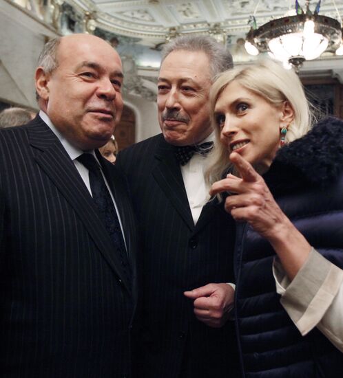 Mikhail Shvydkoi, Svyatoslav Belza and Alyona Sviridova