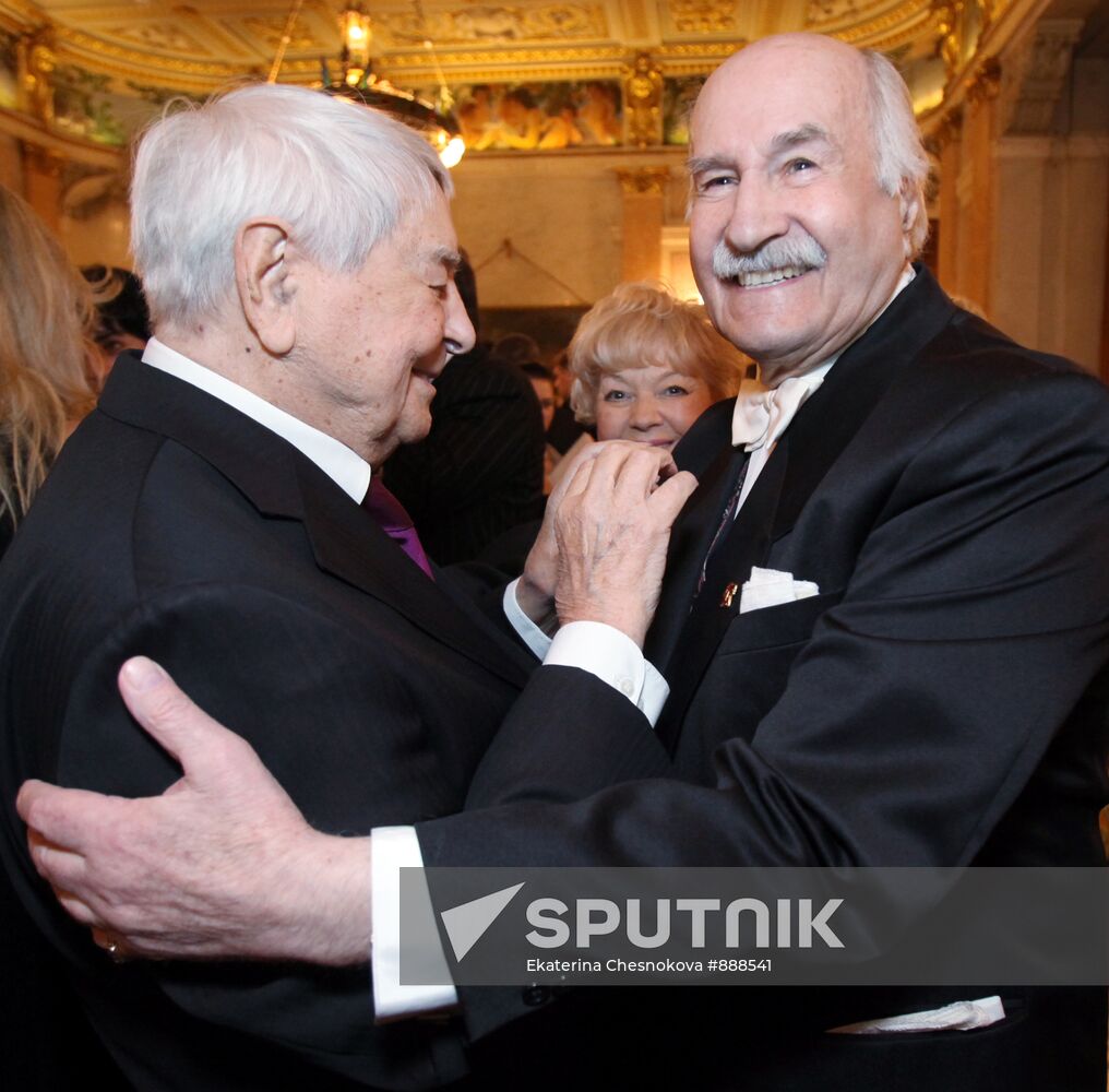 Yury Lyubimov and Vladimir Zeldin