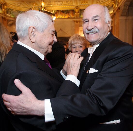 Yury Lyubimov and Vladimir Zeldin