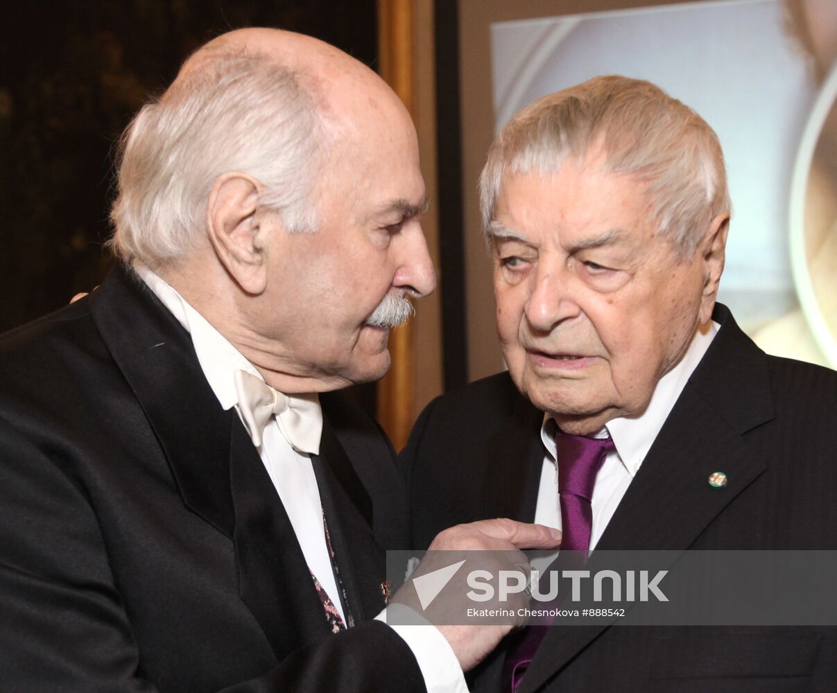 Yury Lyubimov and Vladimir Zeldin