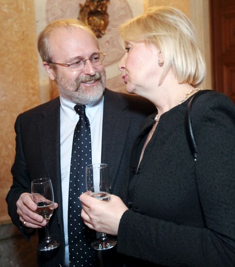 Vladimir Khotinenko with his wife Tatyana
