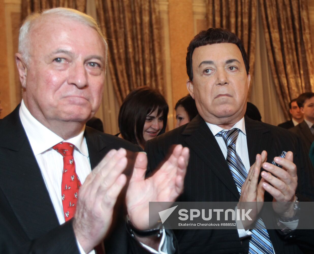 Boris Notkin and Iosif Kobzon