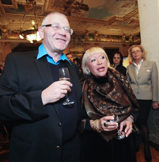 Alexander Zhurbin and his wife Irina Ginzburg