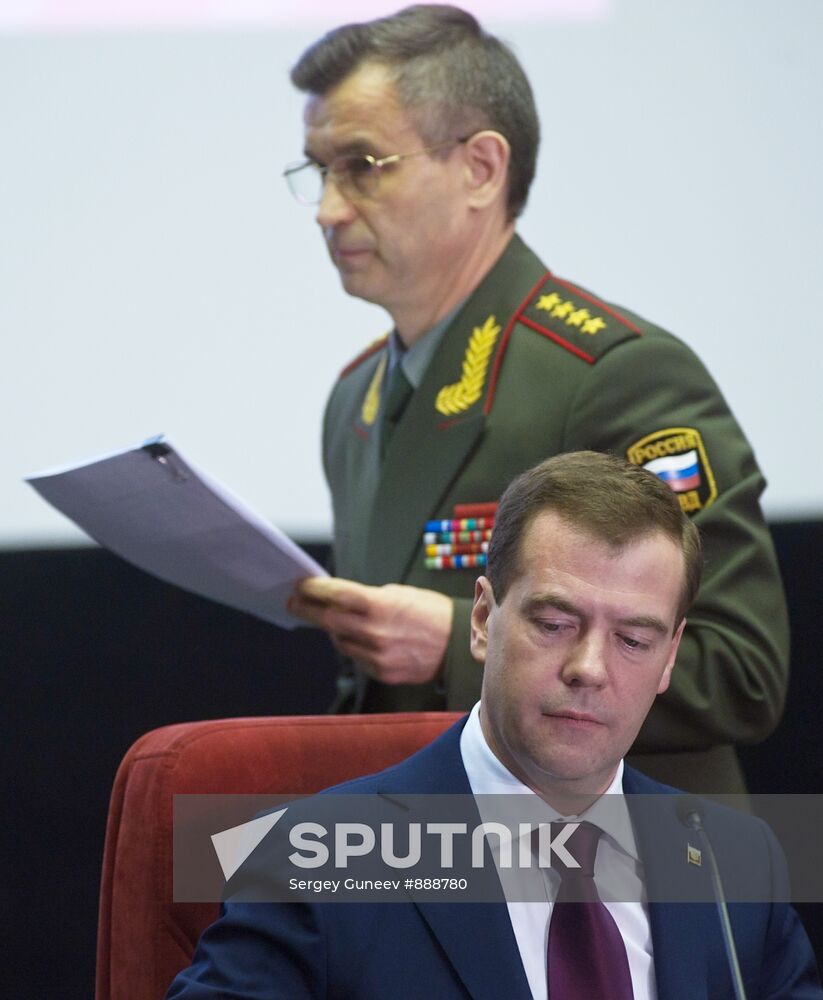 Dmitry Medvedev and Rashid Nurgaliev
