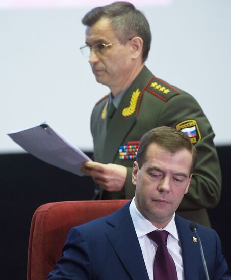 Dmitry Medvedev and Rashid Nurgaliev