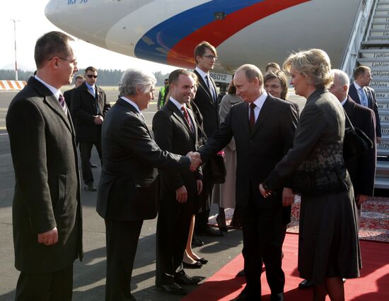 Vladimir Putin visits Slovenia