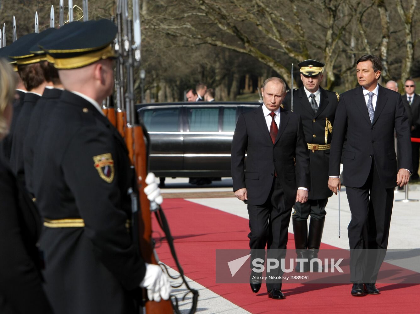 Vladimir Putin visits Slovenia