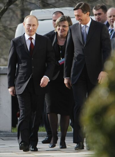 Vladimir Putin visits Slovenia