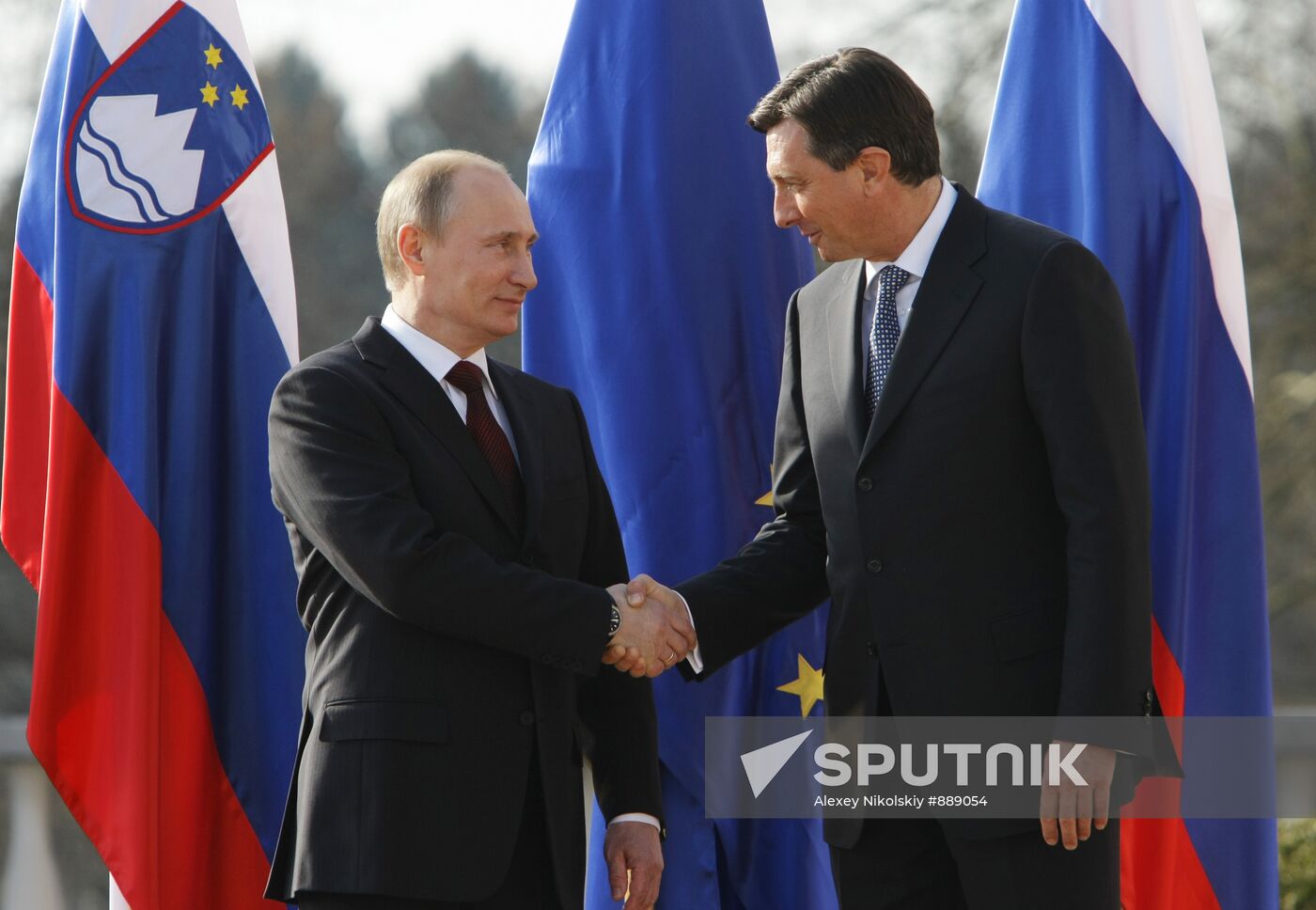 Vladimir Putin visits Slovenia