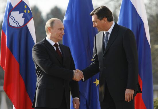 Vladimir Putin visits Slovenia