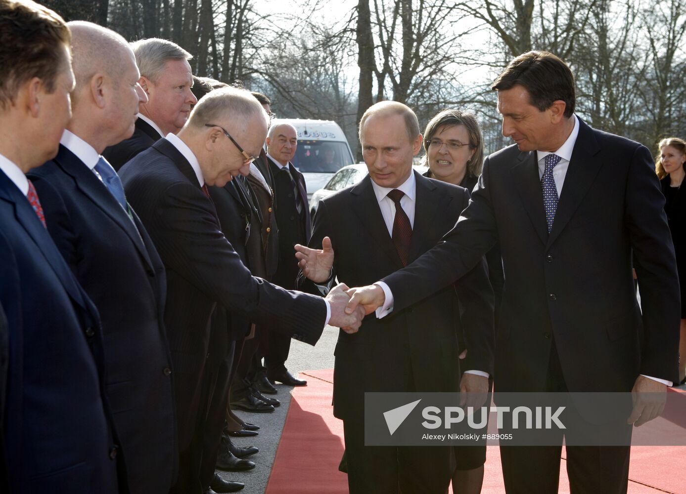 Vladimir Putin visits Slovenia