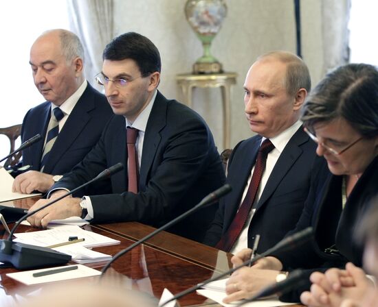Vladimir Putin visits Slovenia