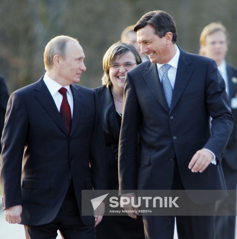 Vladimir Putin visits Slovenia