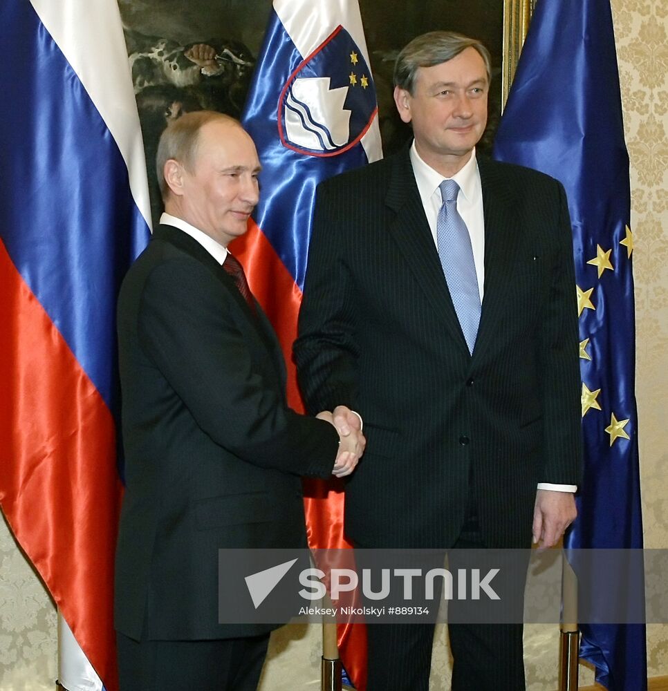 Prime Minister Vladimir Putin visits Slovenia