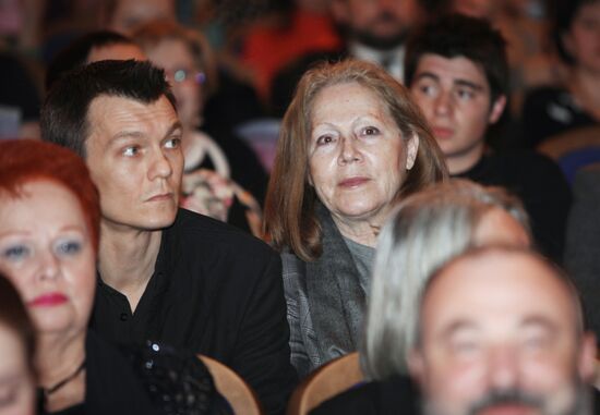Lyudmila Zorina with her son, Filipp Yankovsky