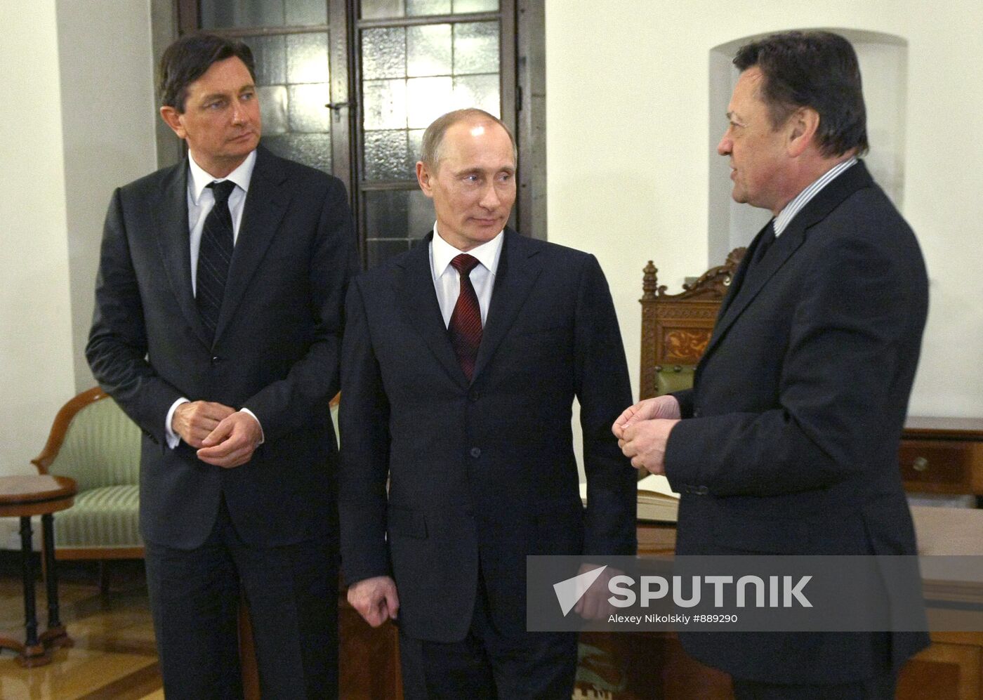 Vladimir Putin visits Slovenia