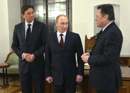 Vladimir Putin visits Slovenia