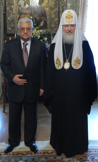 Patriarch Kirill meets with Mahmoud Abbas