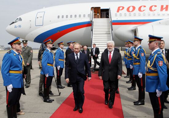 Vladimir Putin visits Serbia