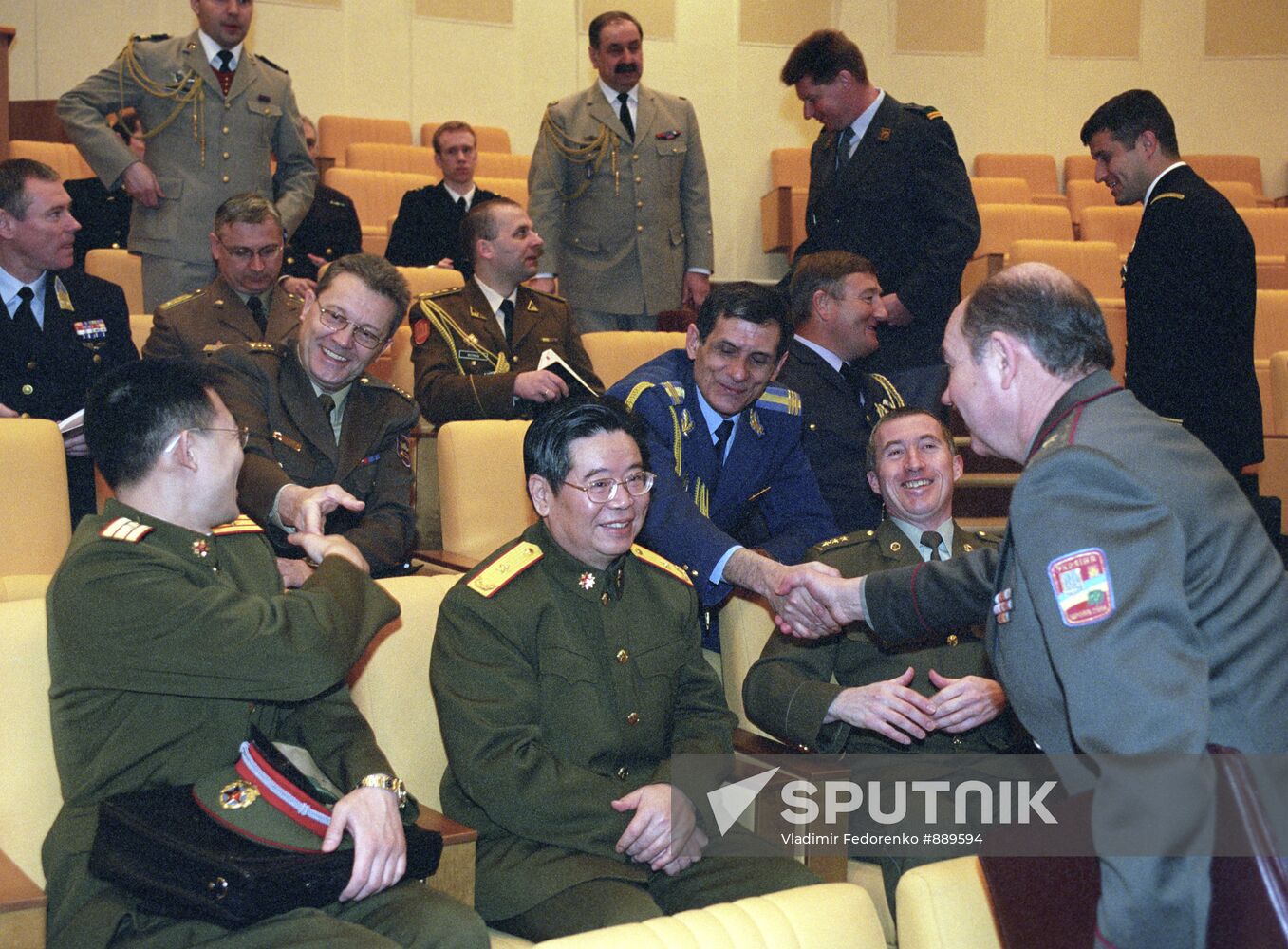 Meeting with military attaches at State Duma