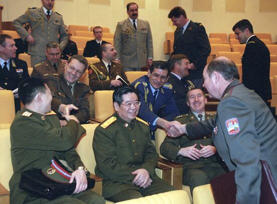 Meeting with military attaches at State Duma